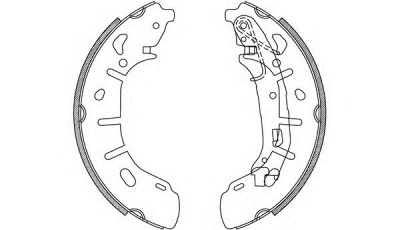 OPEN PARTS bsa224000 -  Комплект тормозных колодок